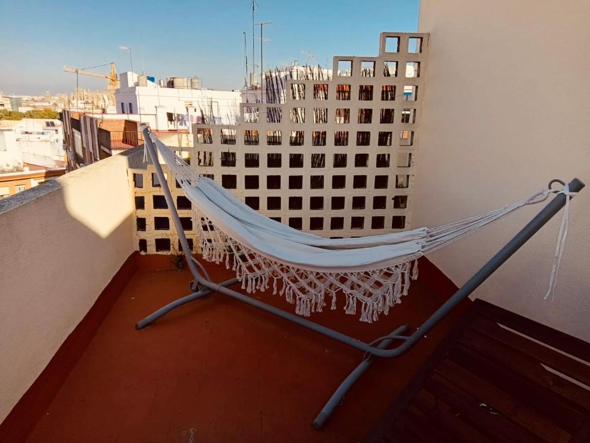 Lovely Triana Flat With Roof Terrace セビリア エクステリア 写真
